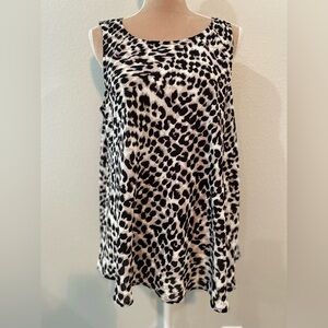 Tribal jeans sleeveless blouse